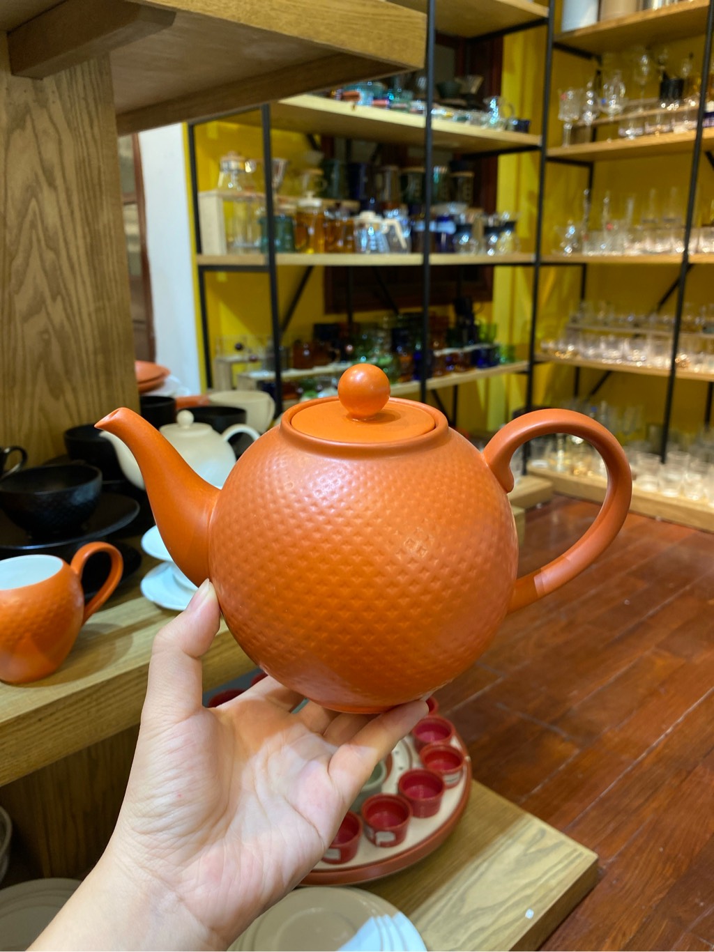 Ấm trà Kaleidoscope cam