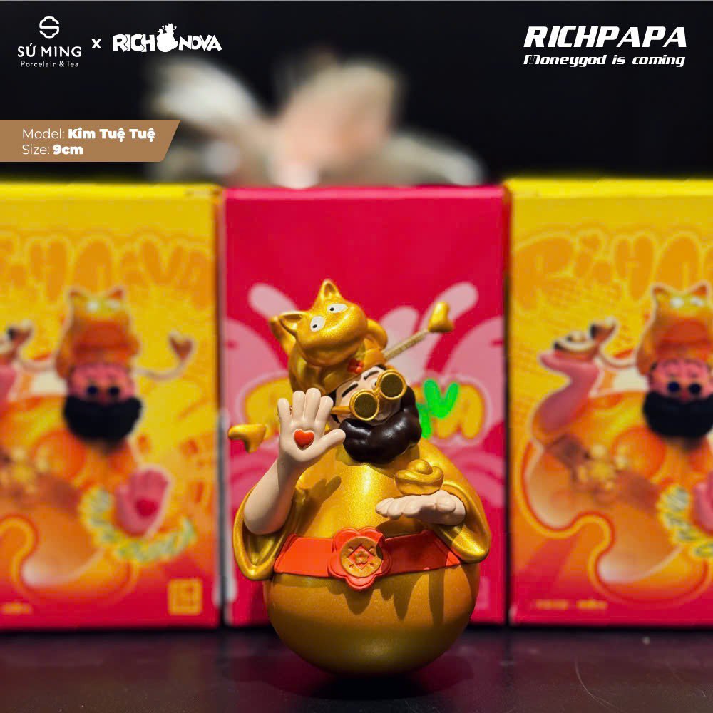 RICHNOVA Tứ Hỷ Thần Tài - 9cm