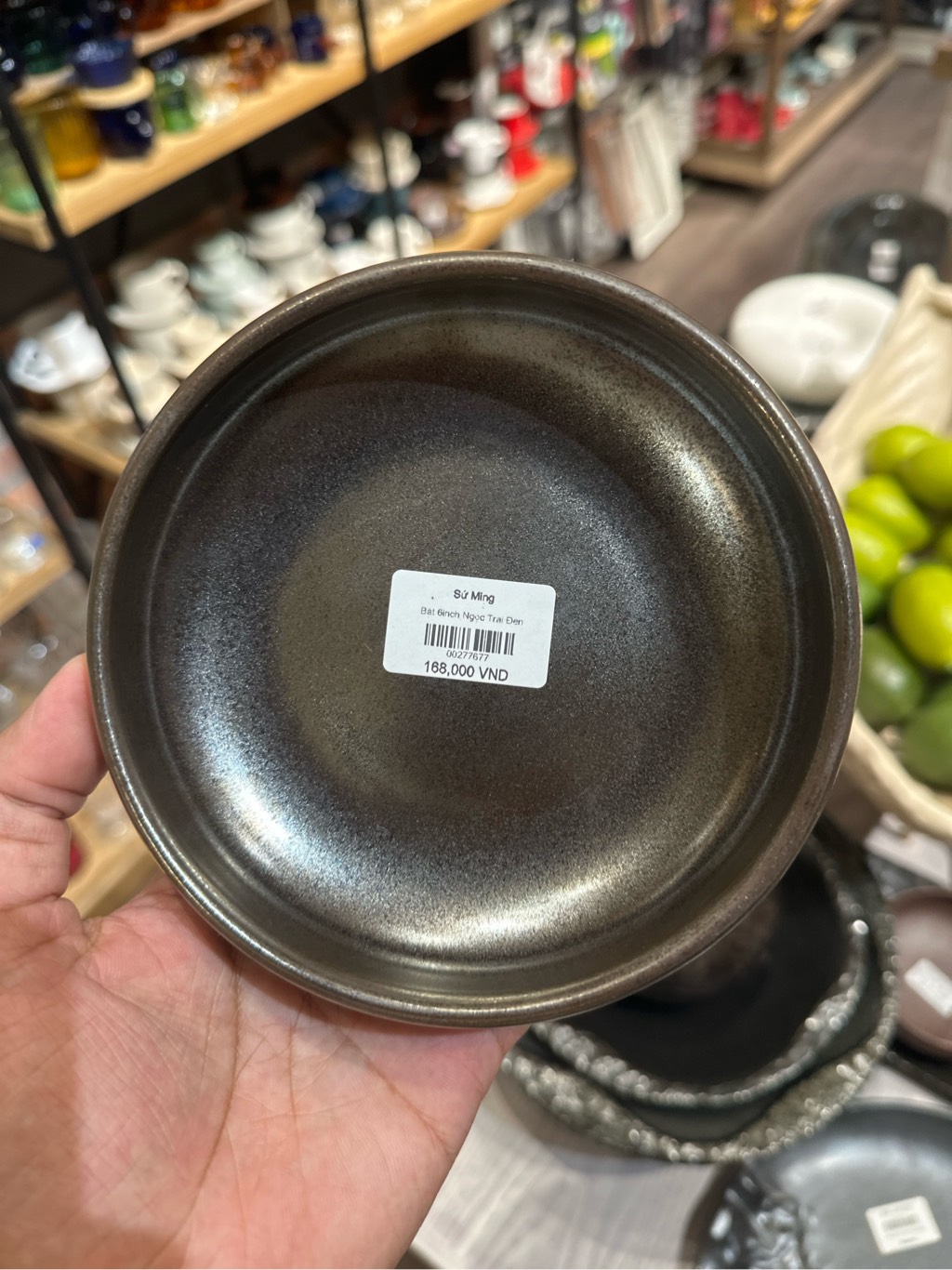 Bát 6inch Ngọc Trai Đen