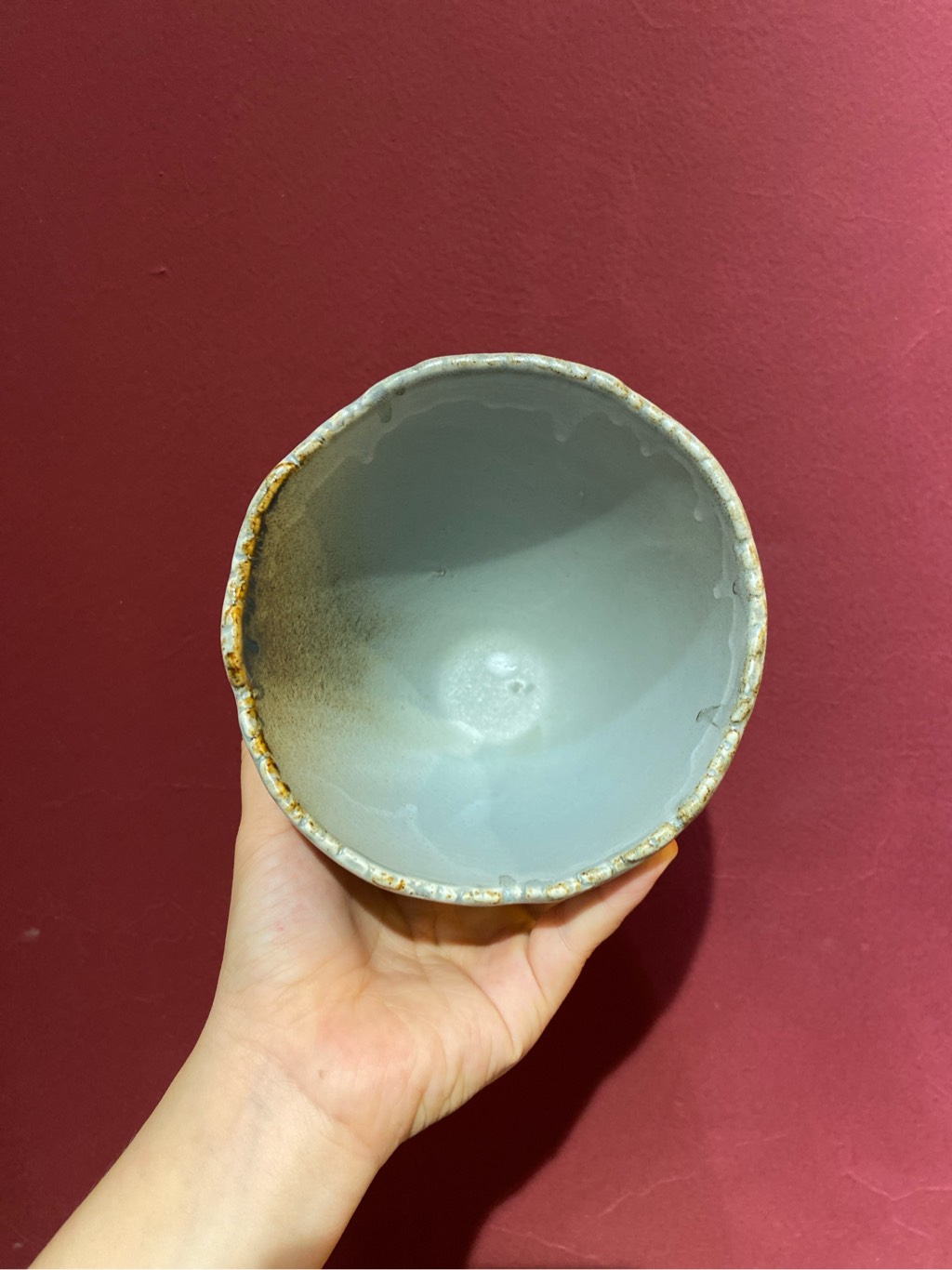 Tô nhọn 5inch màu ghi