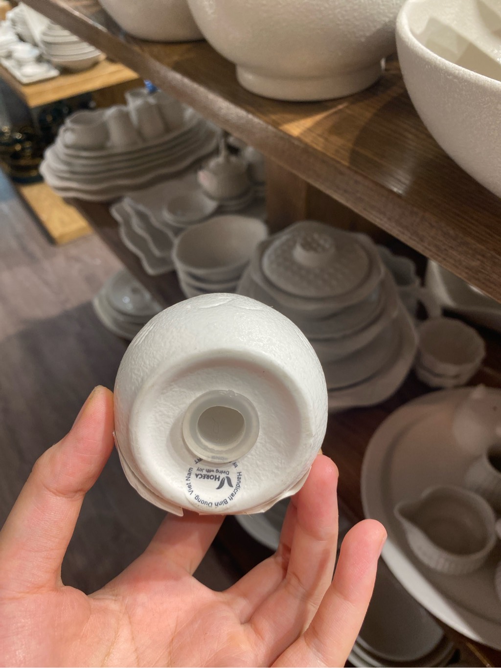 Hủ tiêu mèo 6.5 x 6 cm tuyết trắng