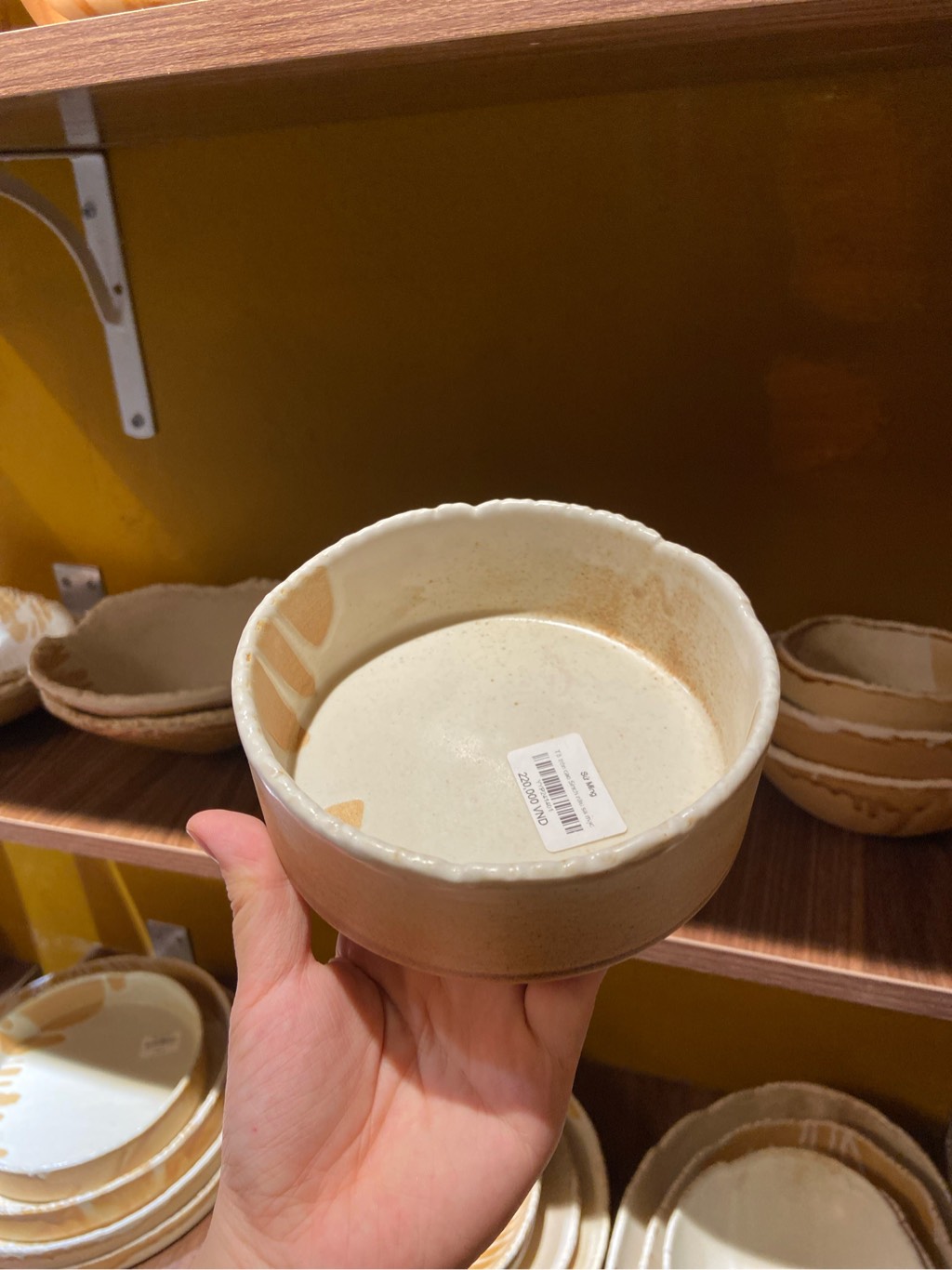 Tô tròn cao 5inch nâu sa mạc