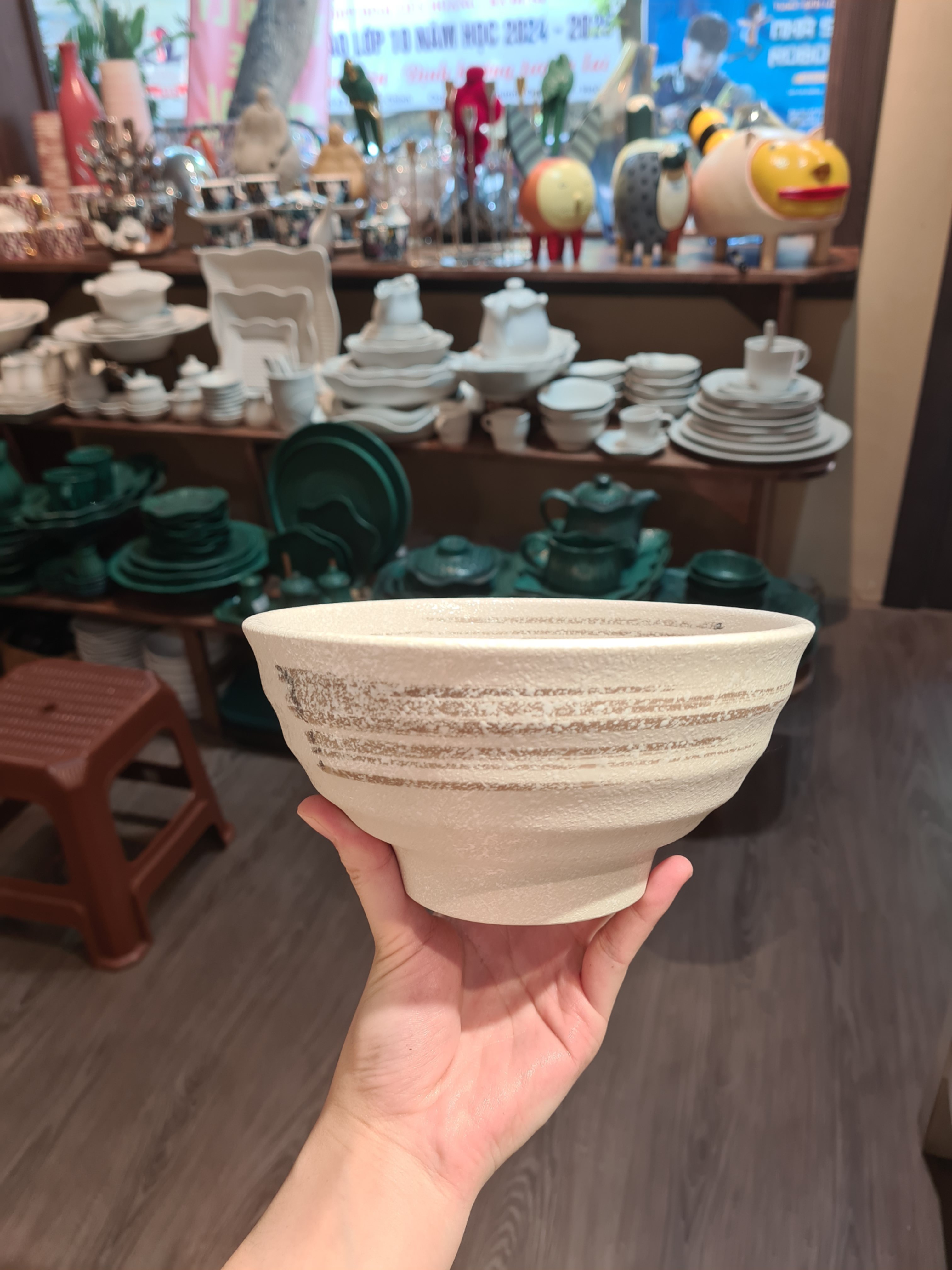Tô 17.4x9.2cm Lộc Phát (có vệt)
