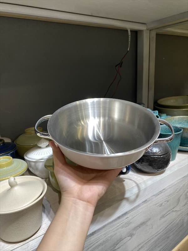 Chảo inox phủ ceramic 18 x 4.7cm Edelkochen_KN - Kem