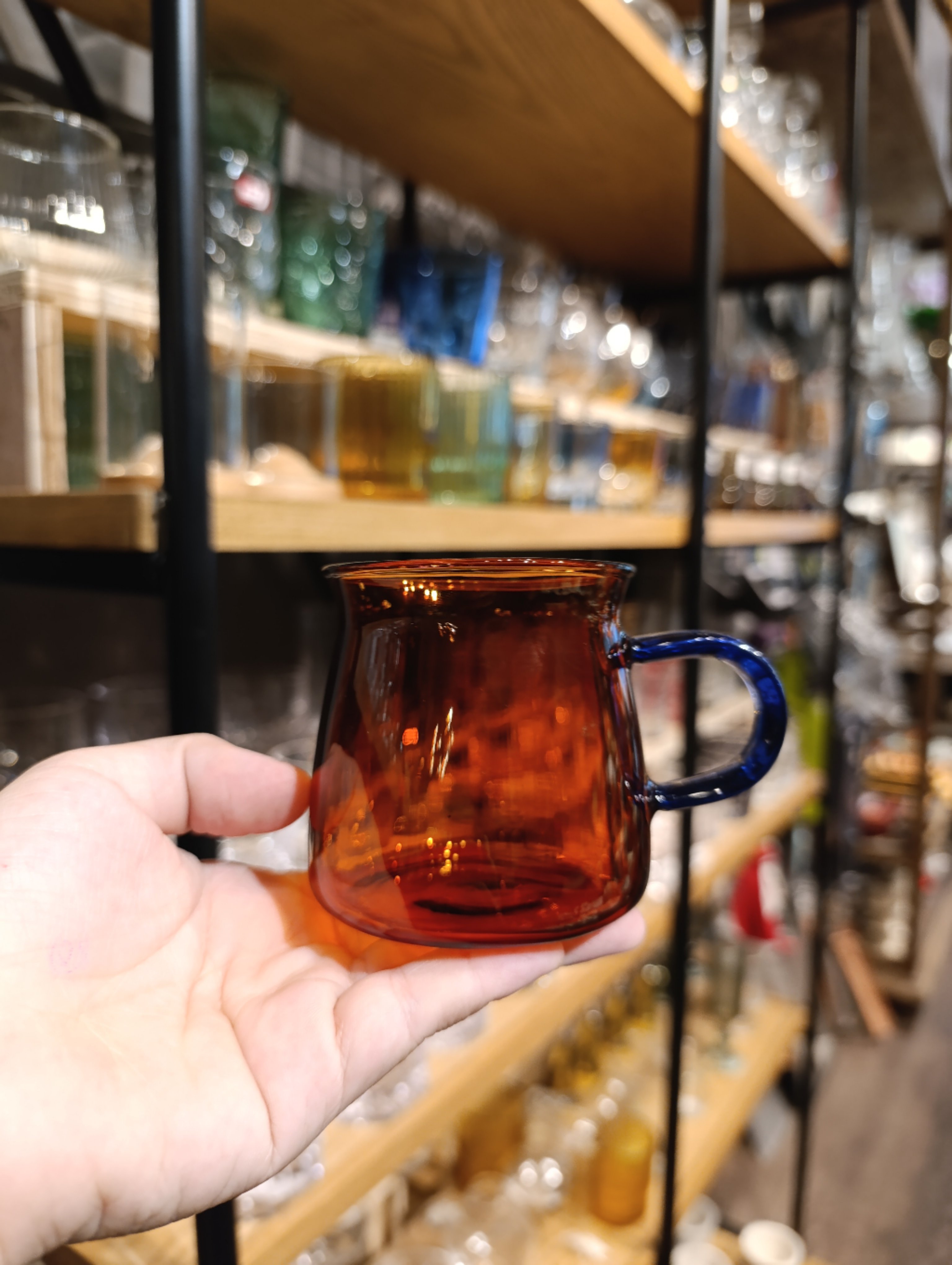 Cặp tách đĩa TT 220ml cam quai xanh