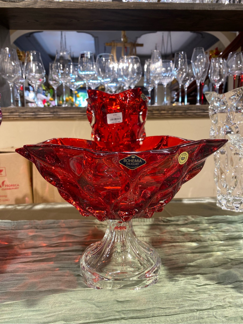Chân bồng Samba đỏ 30.5cm