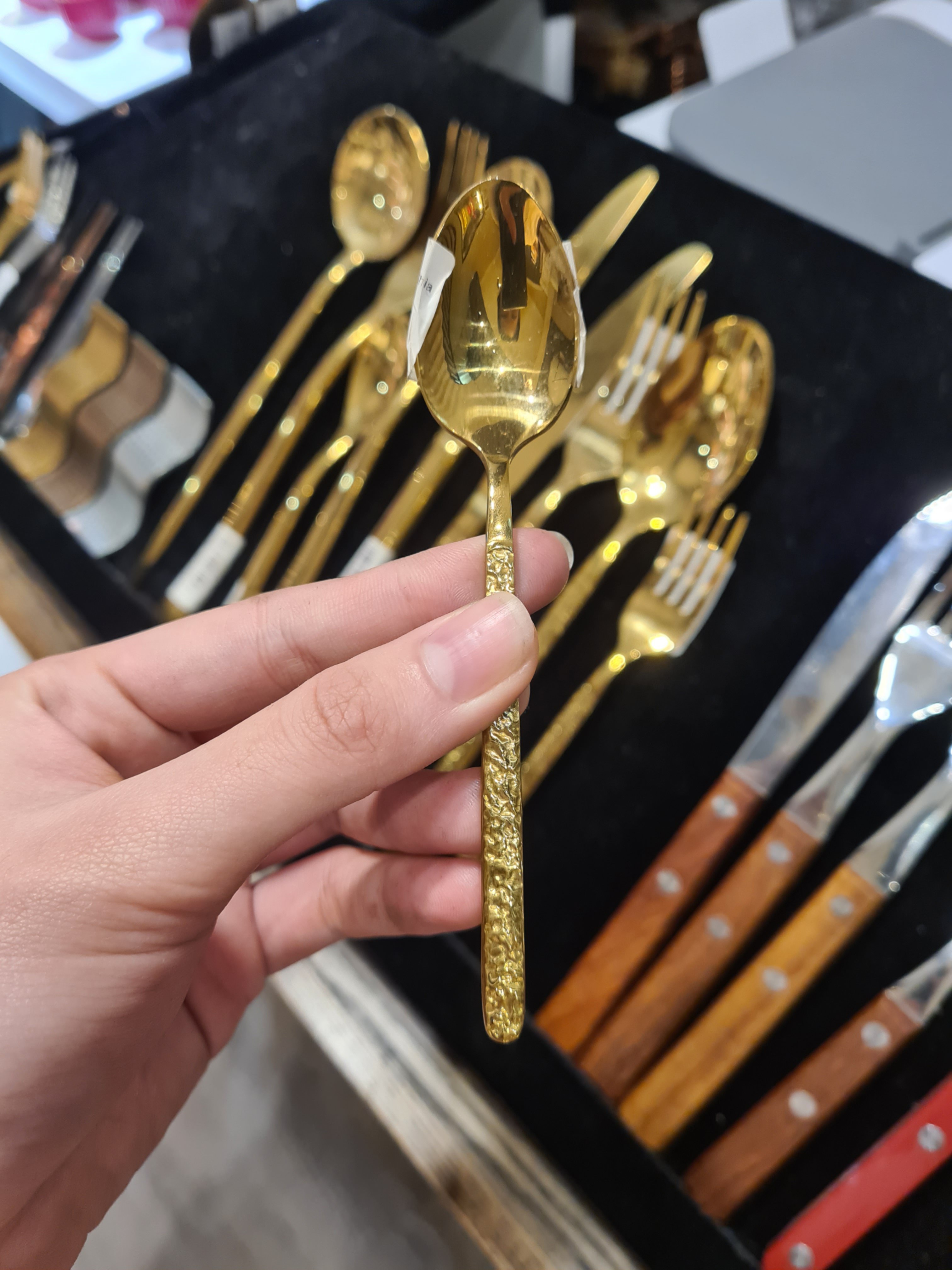 Dao Thìa Dĩa Cán Vân Sần
