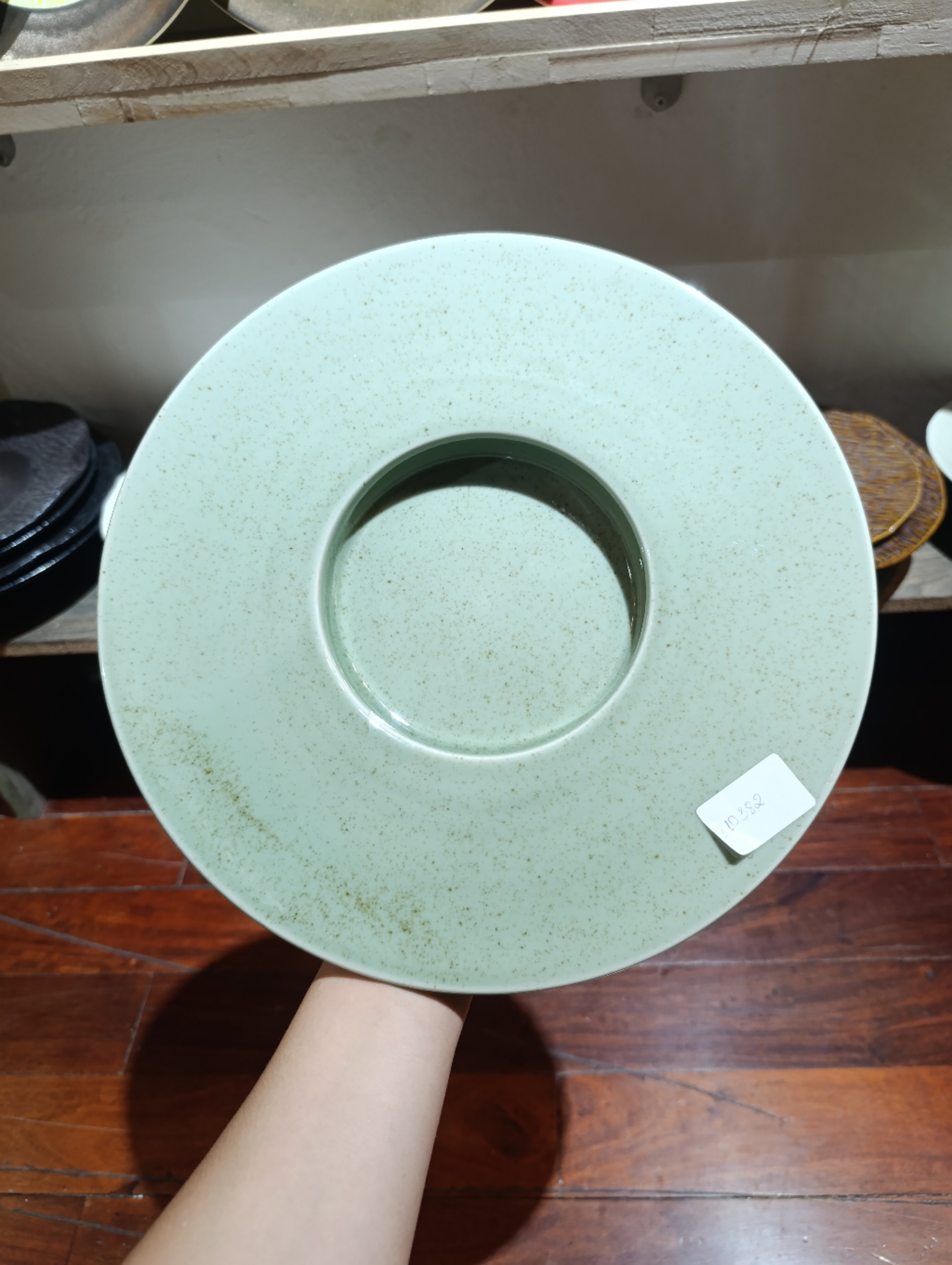 Đĩa soup 11inch xanh ngọc