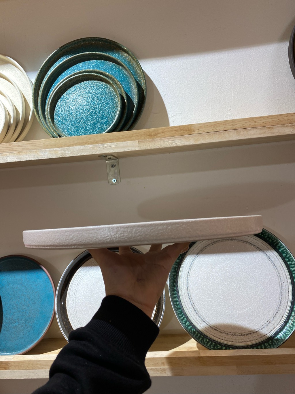 Dĩa tròn vành đứng 30cm tuyết trắng