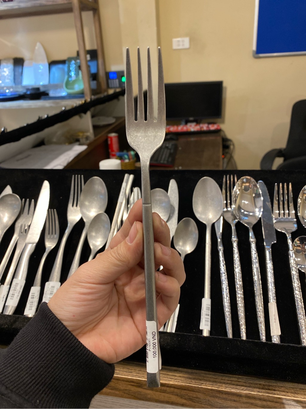Dao Thìa Dĩa INOX 304 Mờ Đốt Trúc