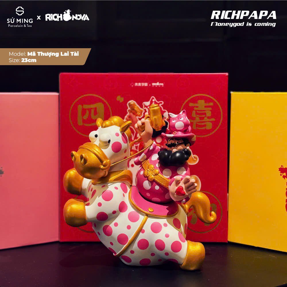 RICHNOVA Tứ Hỷ Thần Tài - 20cm