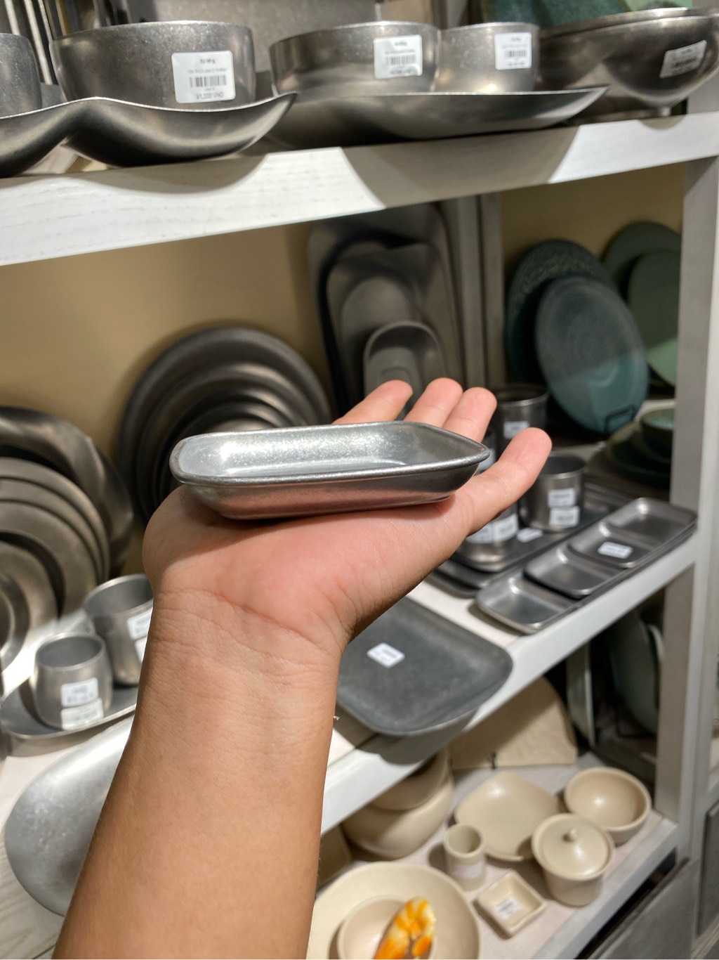 Chén chấm INOX vuông 9cm