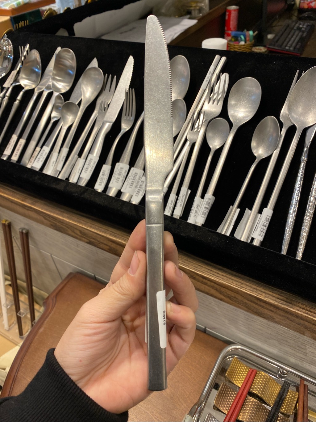 Dao Thìa Dĩa INOX 304 Mờ Đốt Trúc