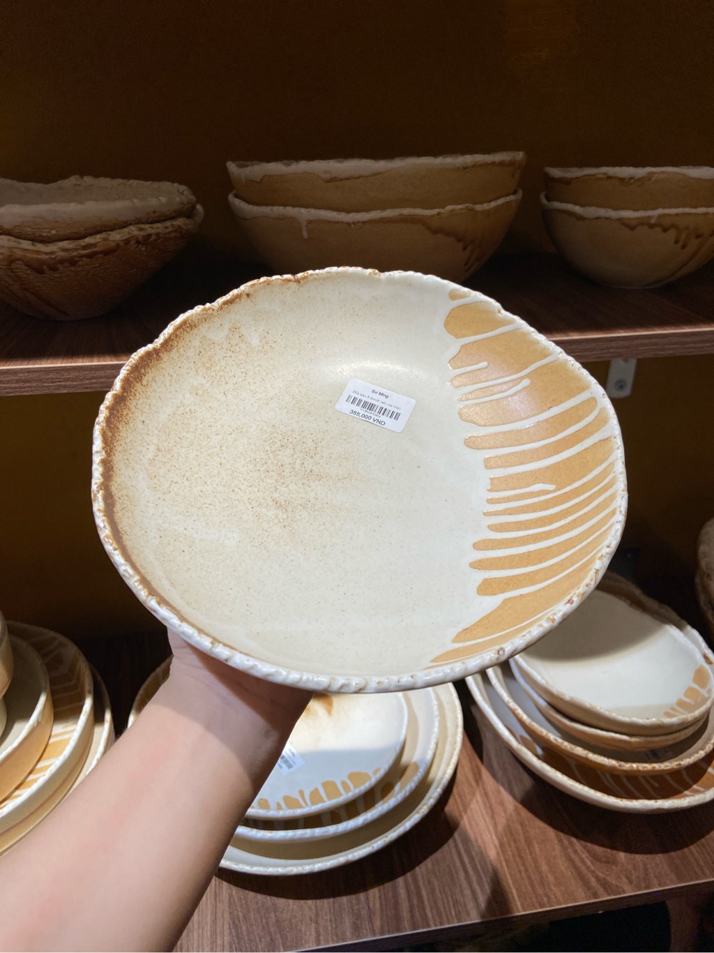 Đĩa sâu 8.5inch nâu sa mạc