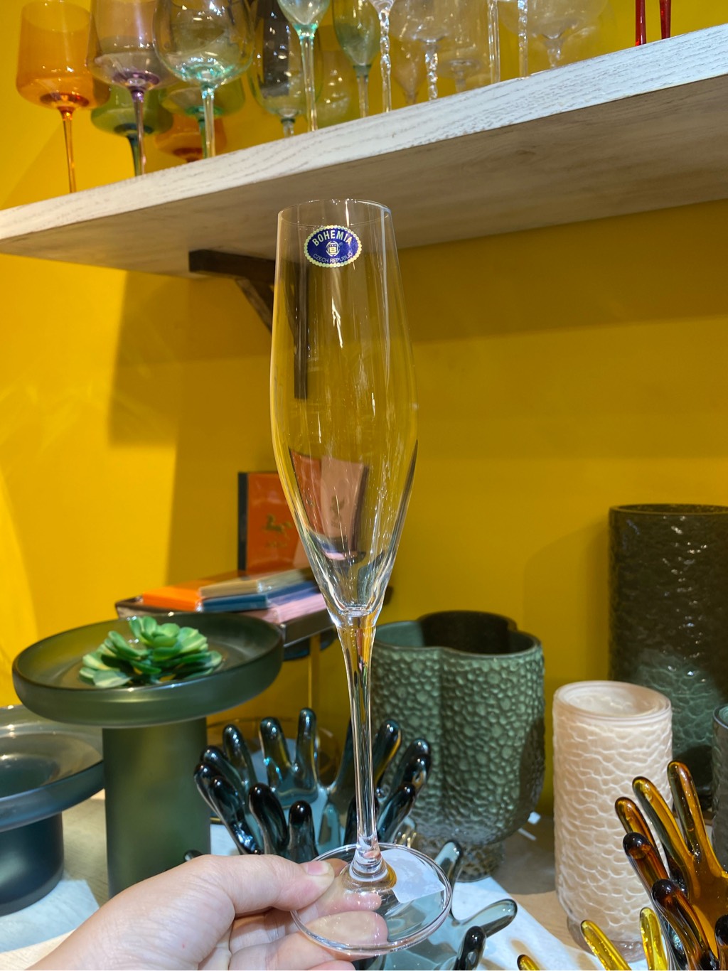 Bộ 6 ly champagne Loxia 210ml Crystal Bohemia