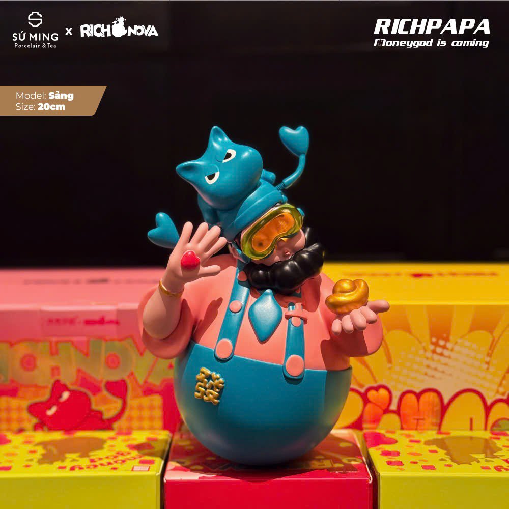 RICHNOVA Tứ Hỷ Thần Tài - 20cm
