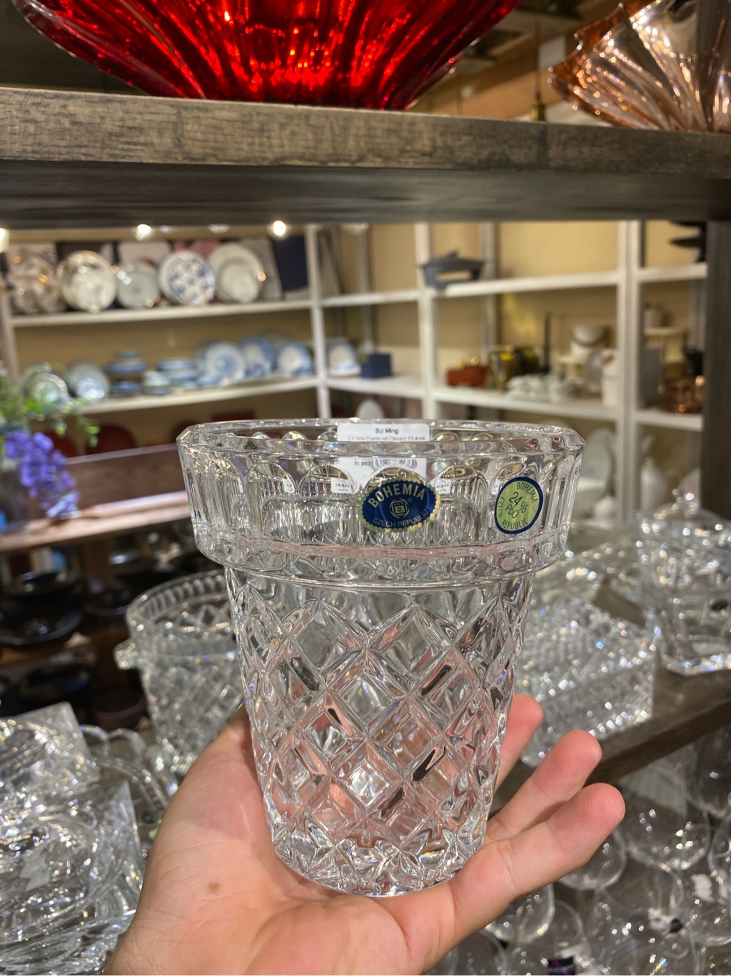 Lọ hoa Diamond Classic 13.4cm Crystal Bohemia