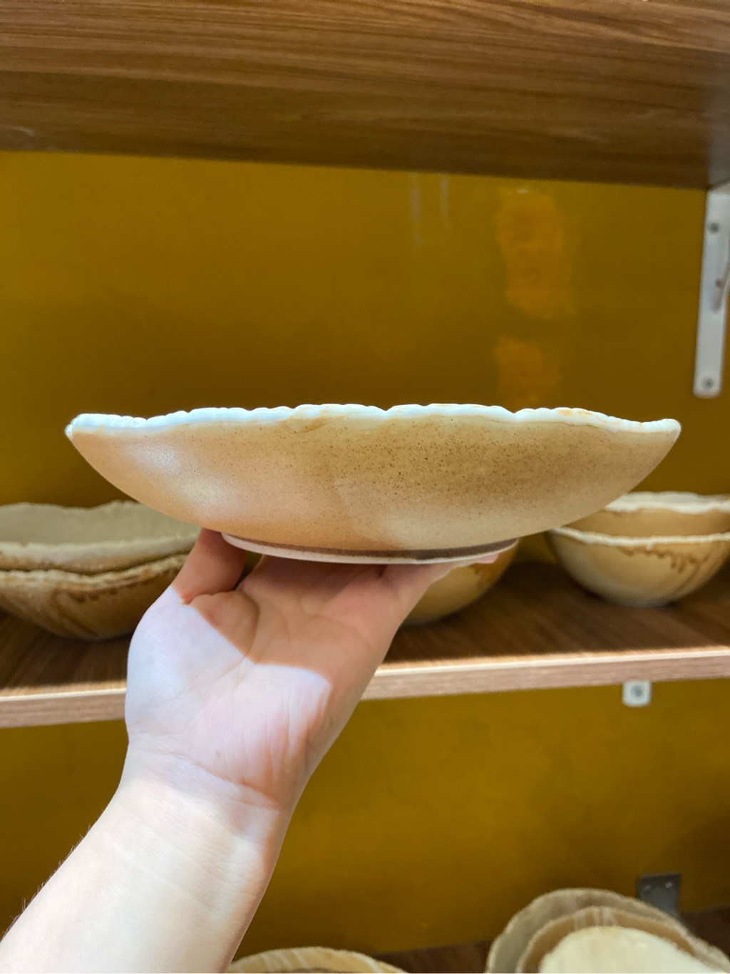 Đĩa sâu 8.5inch nâu sa mạc