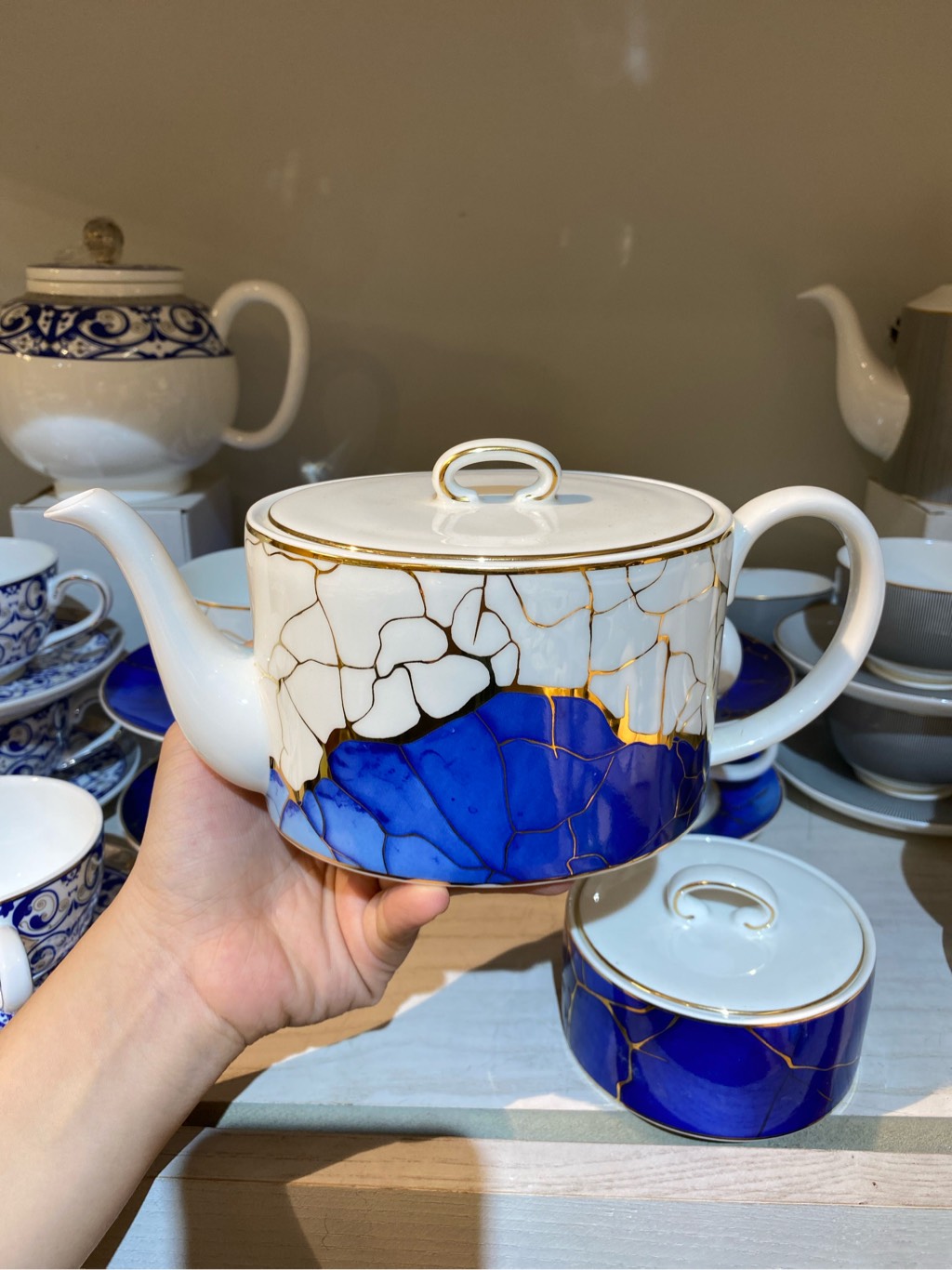 Ấm trà Arctic blues
