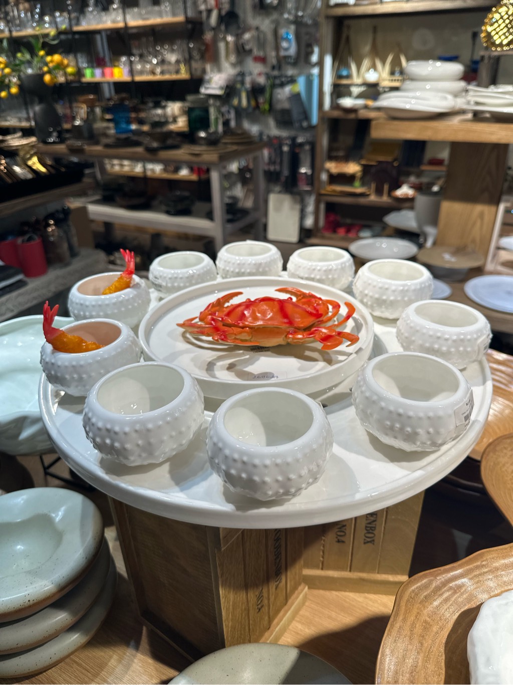 Đĩa tôm hùm(có lỗ) (Trong Bộ 3)