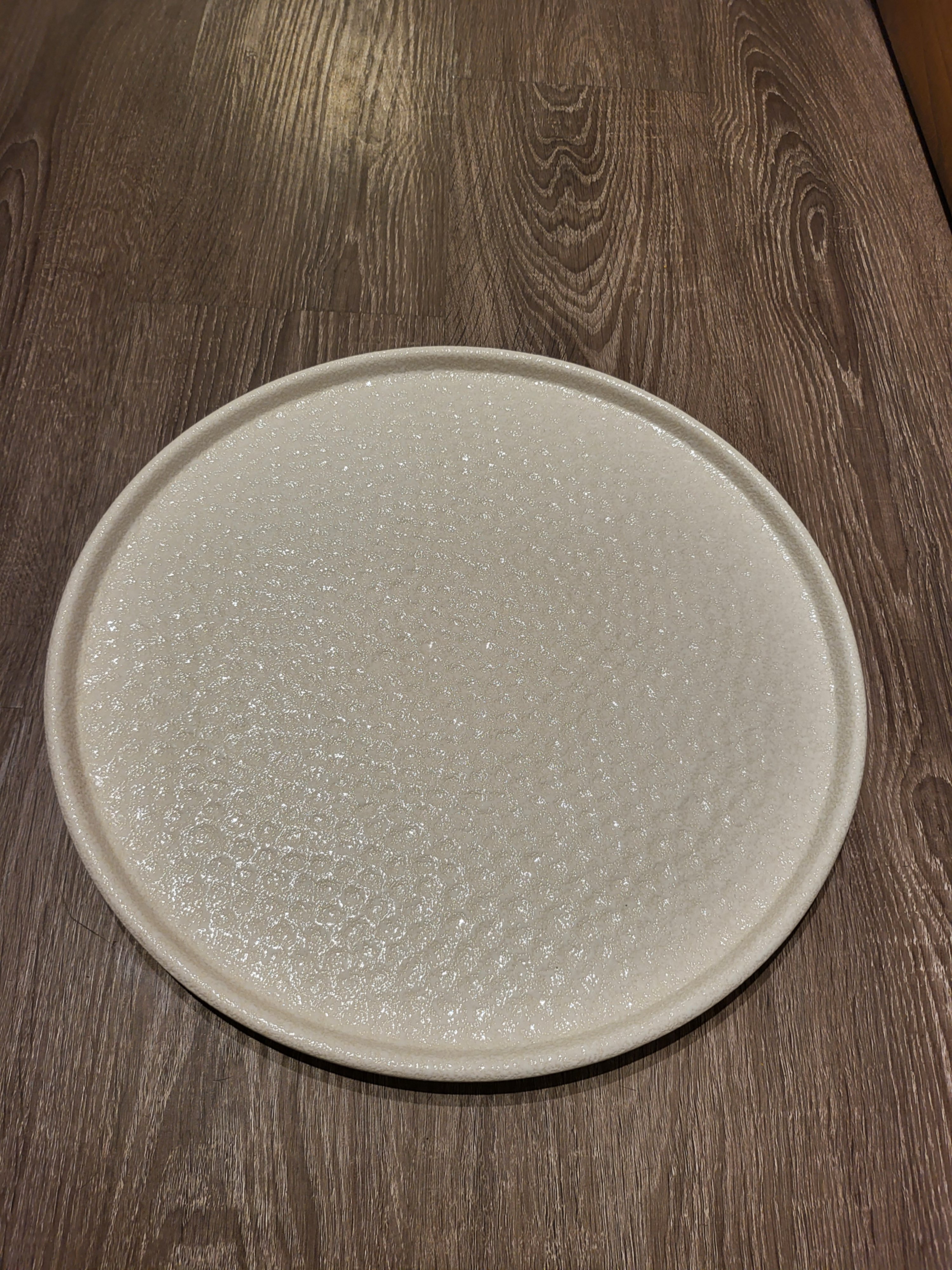 Dĩa tròn vành đứng 30cm lộc phát (không vệt)- tàn ong