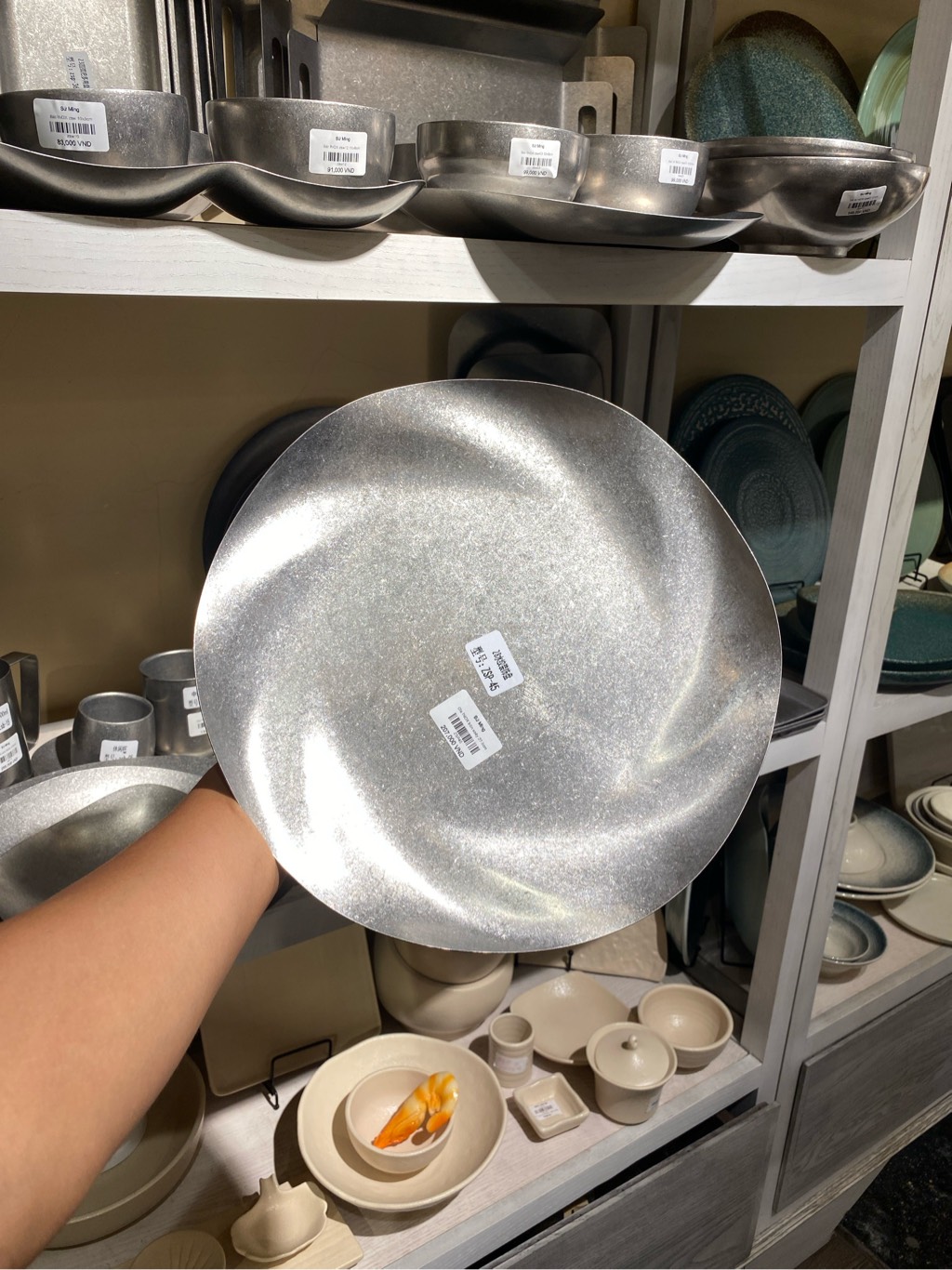 Đĩa INOX tròn xoáy 27.5cm