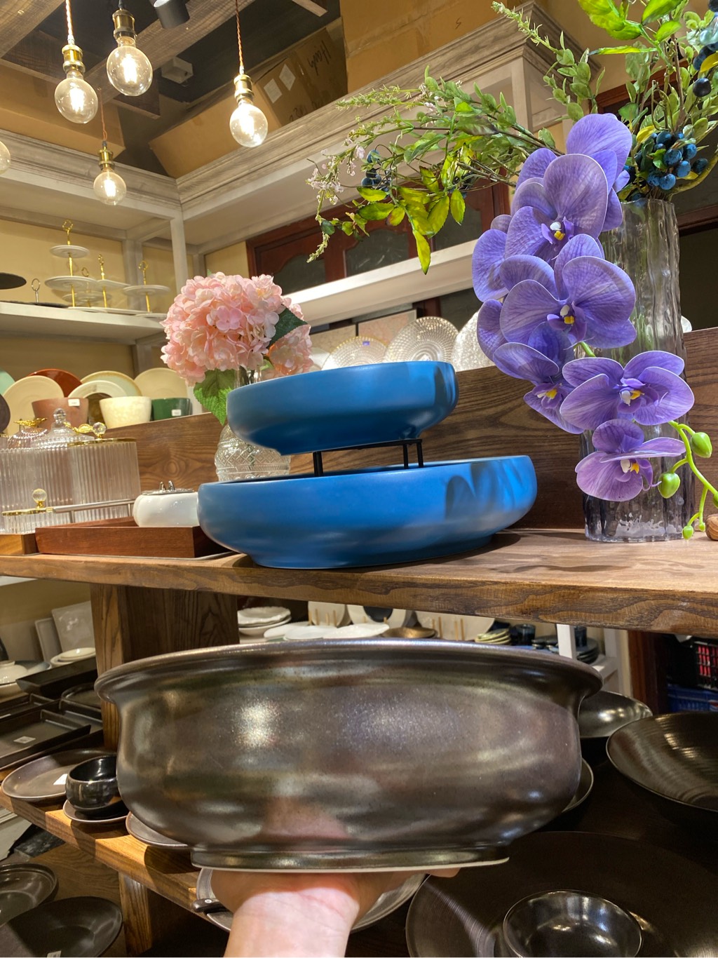 Chậu 12inch Ngọc Trai Đen