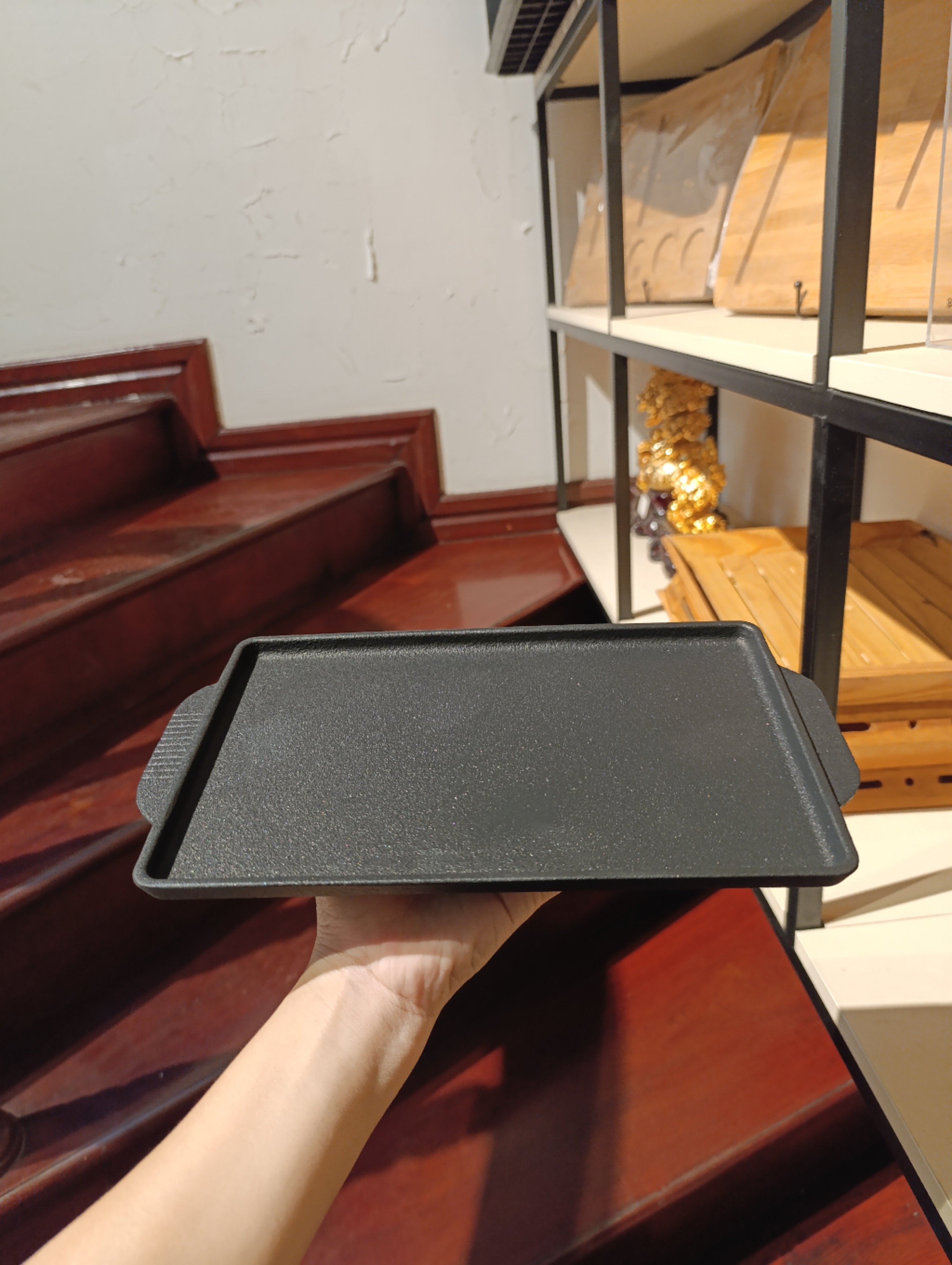 Bản gang CN đế gỗ