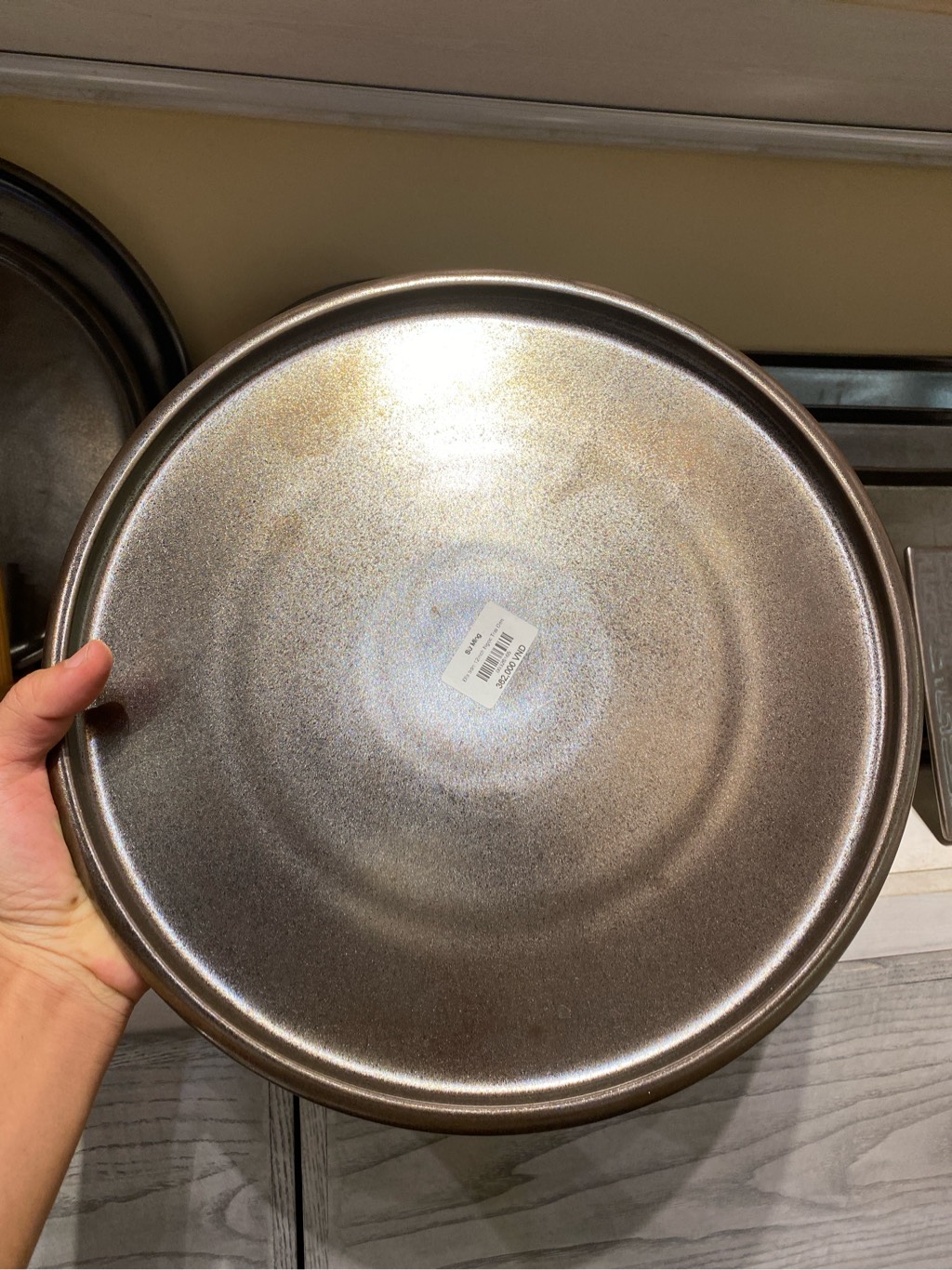 Đĩa tròn 12inch Ngọc Trai Đen