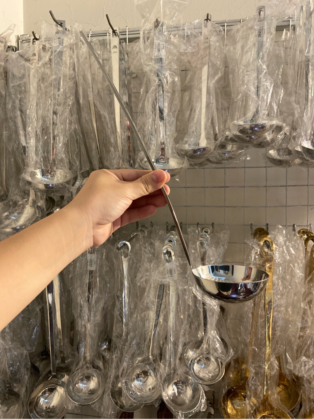 Muôi đặc bạc 8cm 103