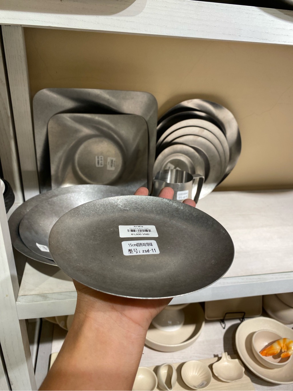 Đĩa INOX tròn 15cm