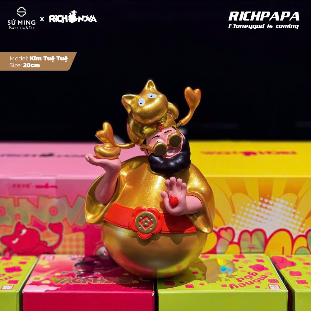 RICHNOVA Tứ Hỷ Thần Tài - 20cm