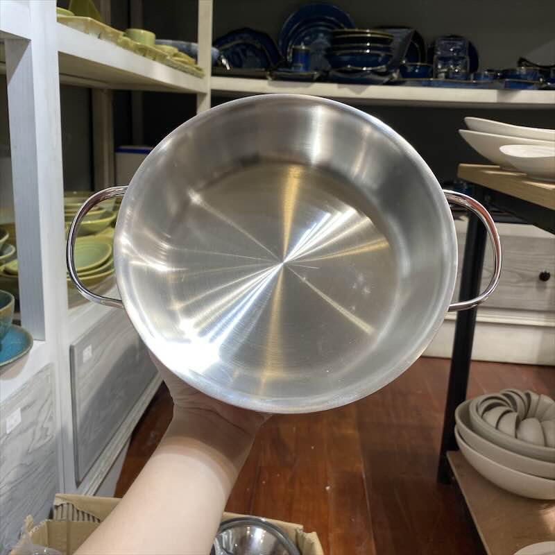 Chảo inox phủ ceramic 20 x 5cm Edelkochen_KN - Đỏ