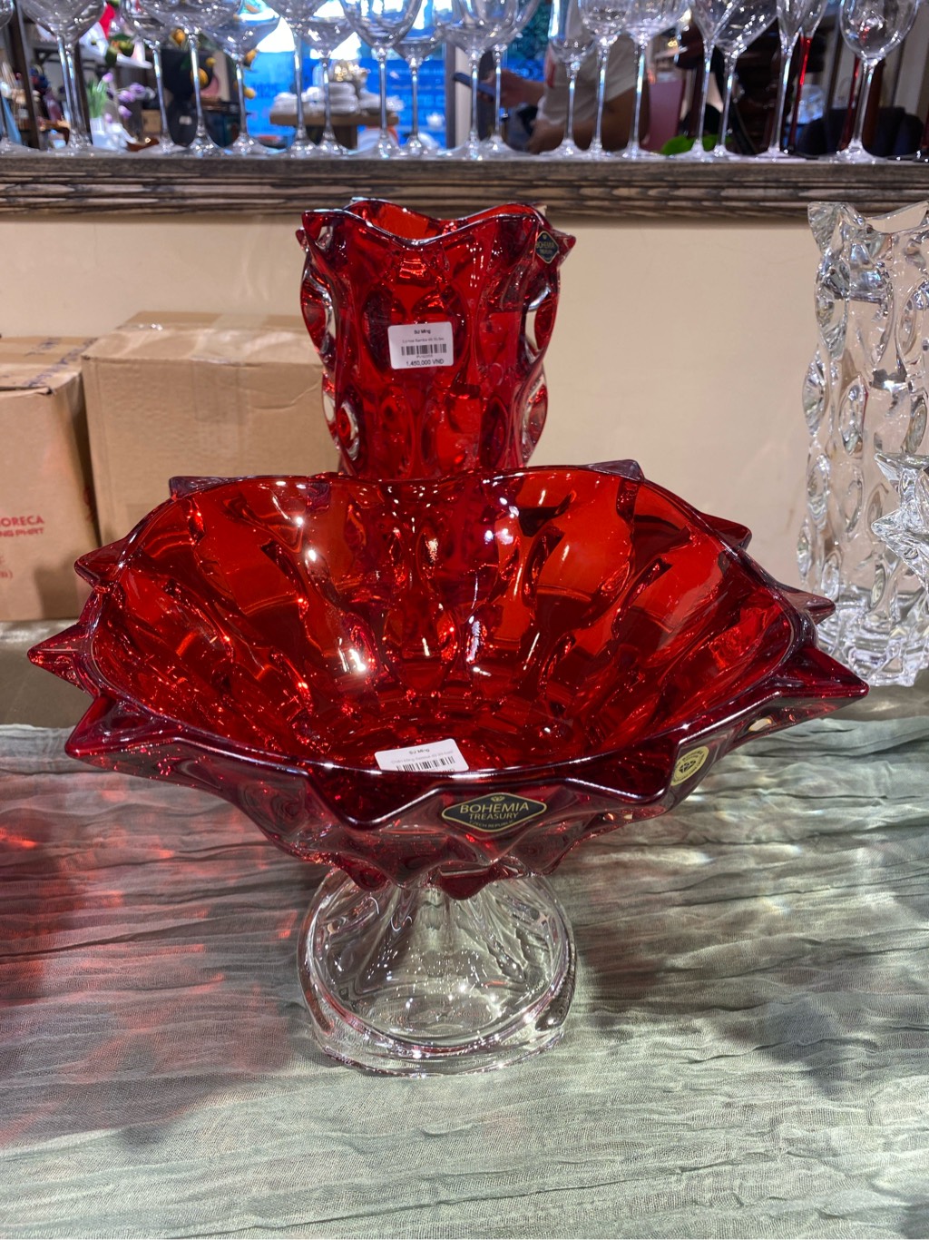 Chân bồng Samba đỏ 30.5cm