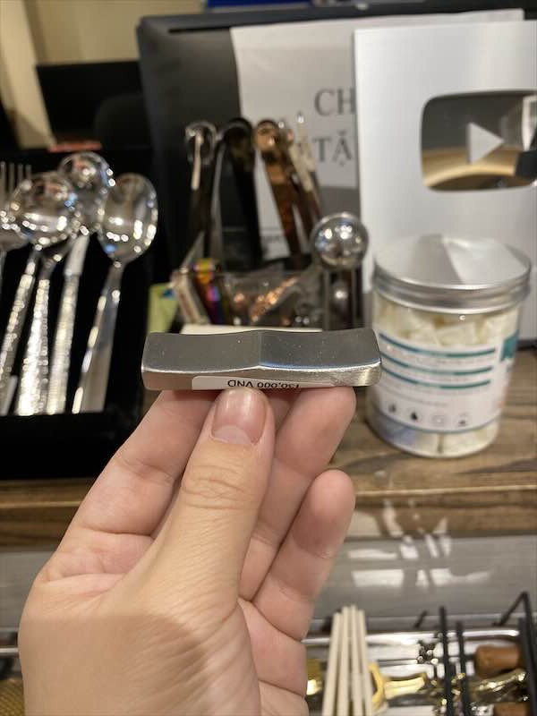 Gác đũa inox mờ