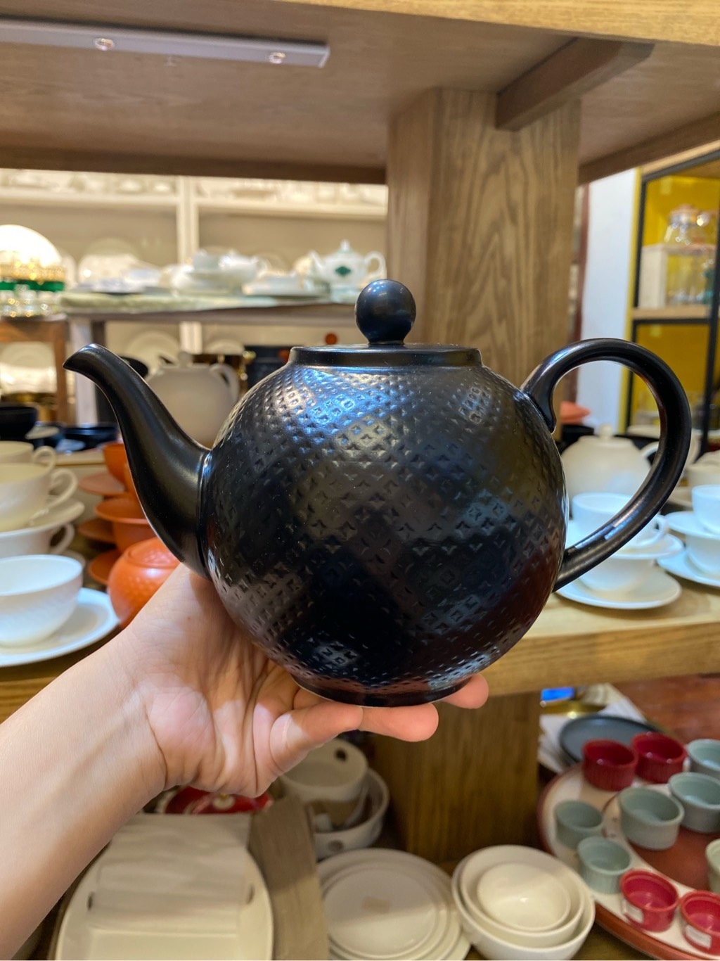 Ấm trà Kaleidoscope Đen