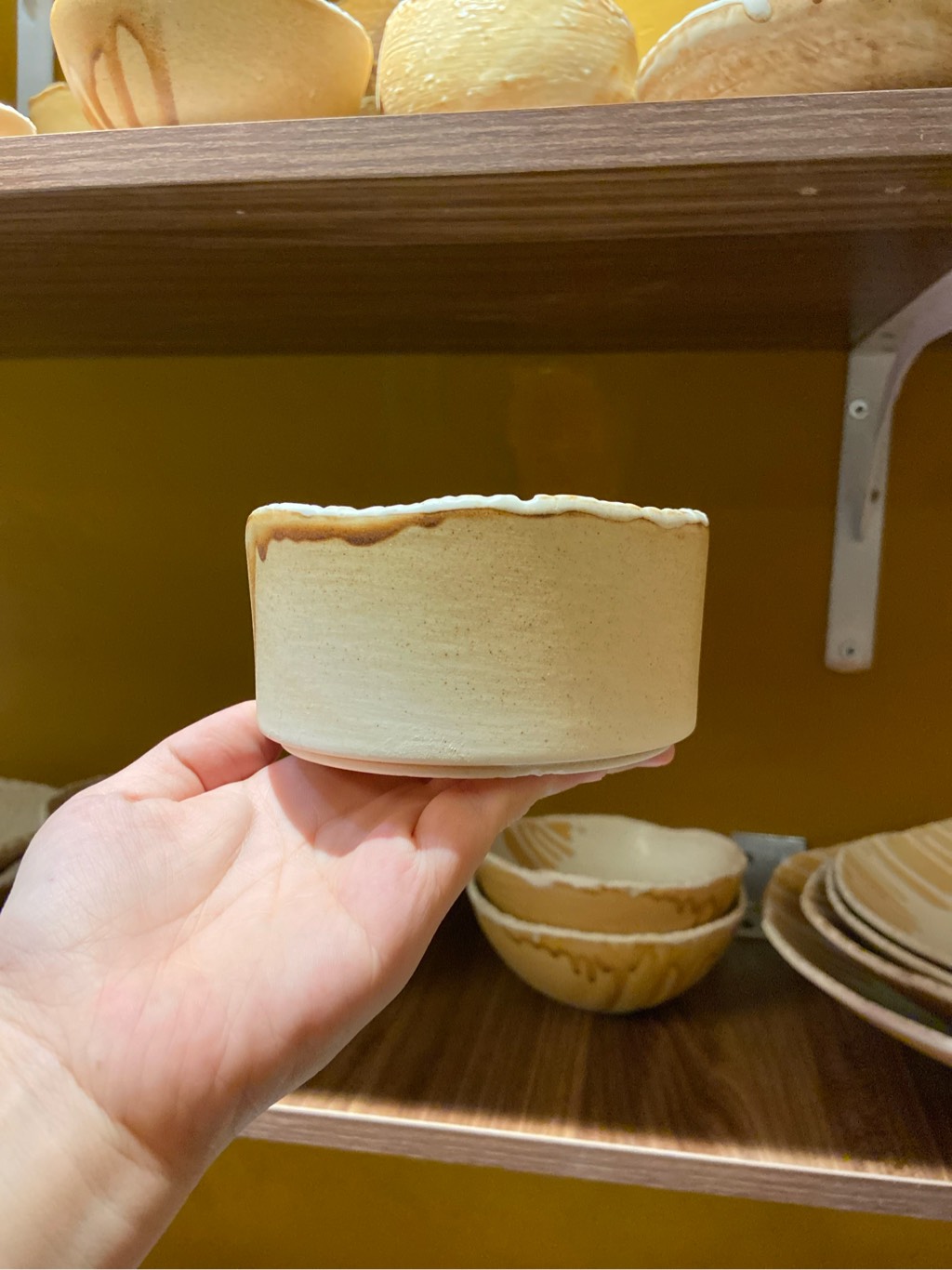 Tô tròn cao 4.25inch nâu sa mạc