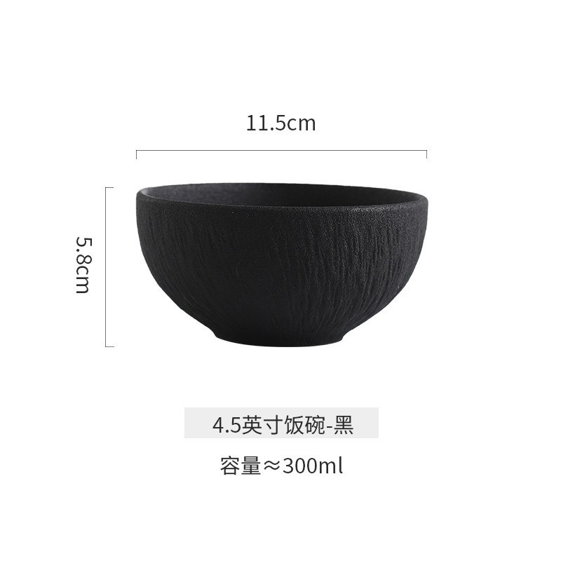 Bát cơm Nhật matte size 4.5