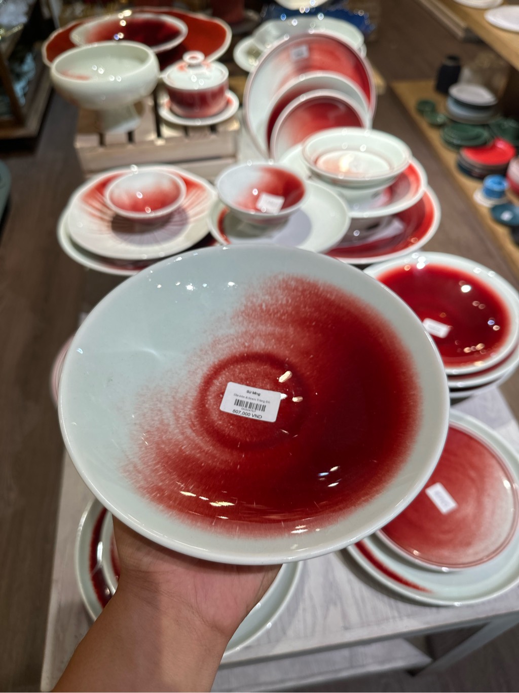 Đĩa nón 8.5inch Trăng Đỏ