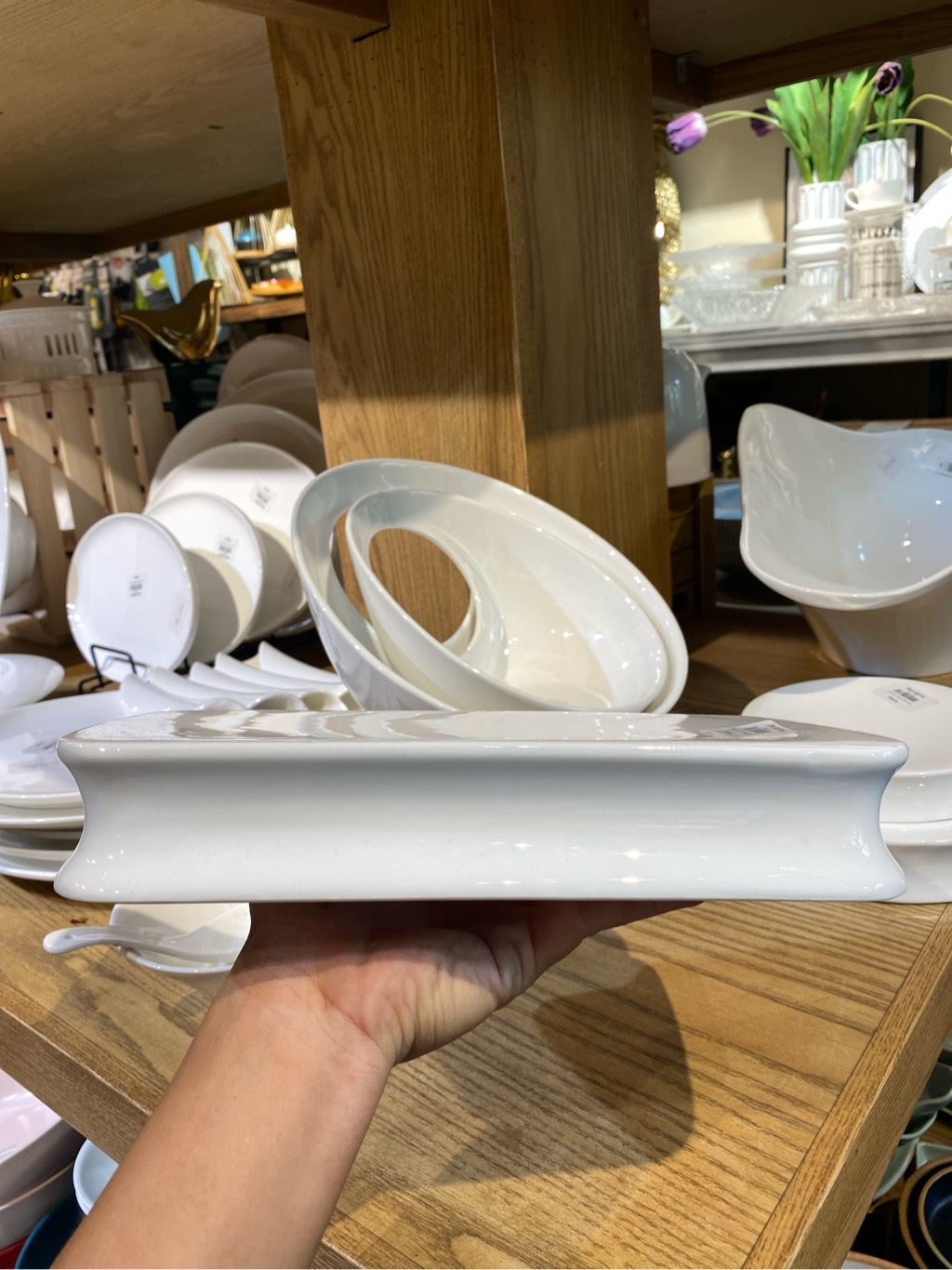 Tấm CN decor trắng trơn 10inch