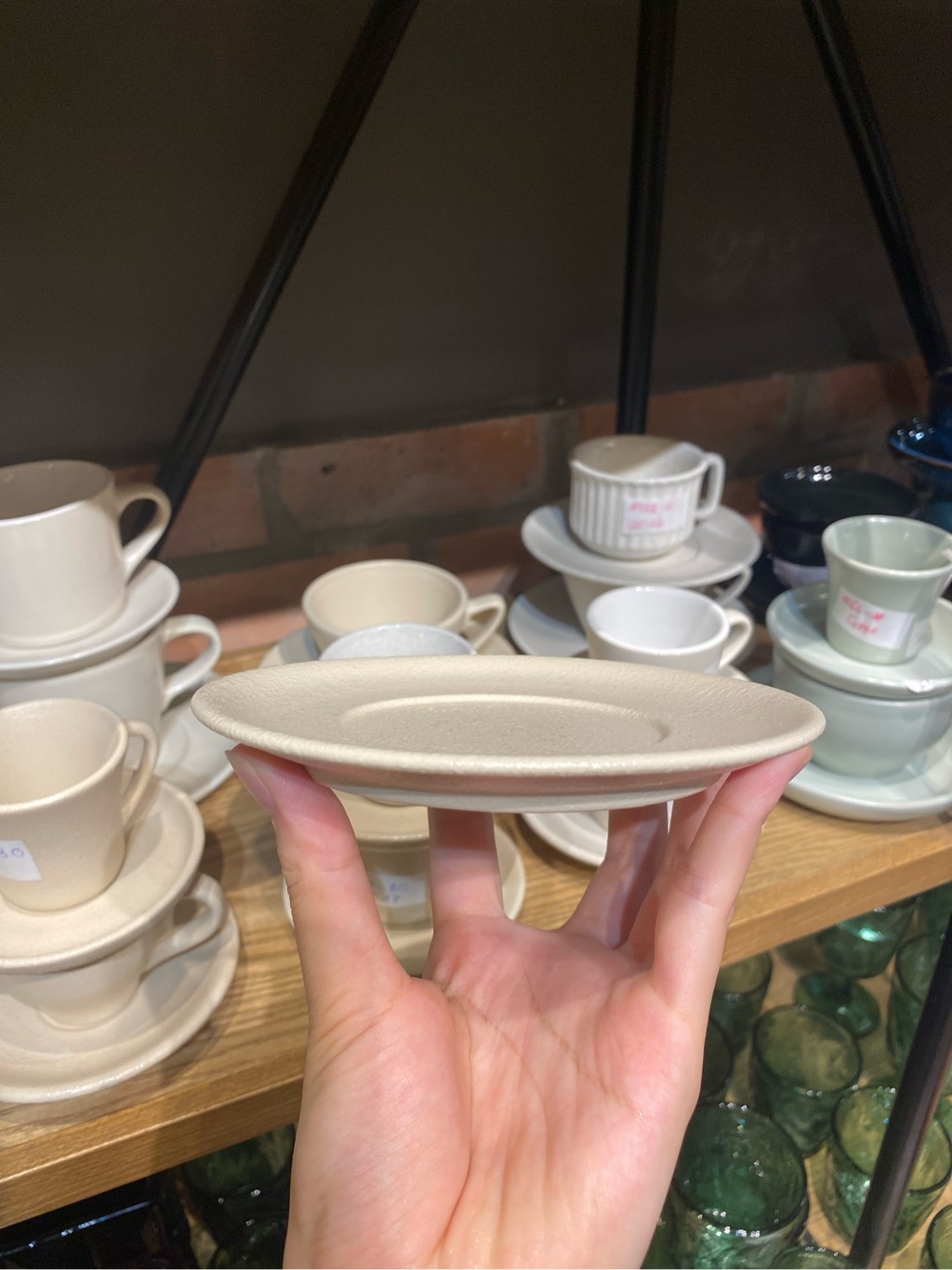 Dĩa lót Ca Capuchino 14.5cm màu be (Cái)