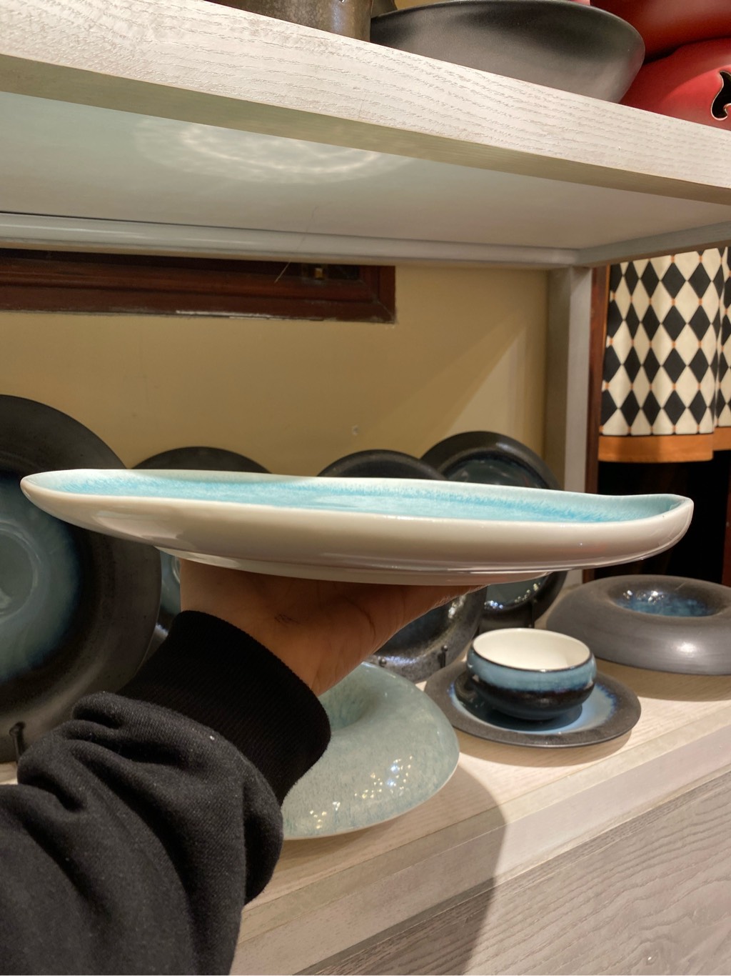 Đĩa nông 12inch Blue