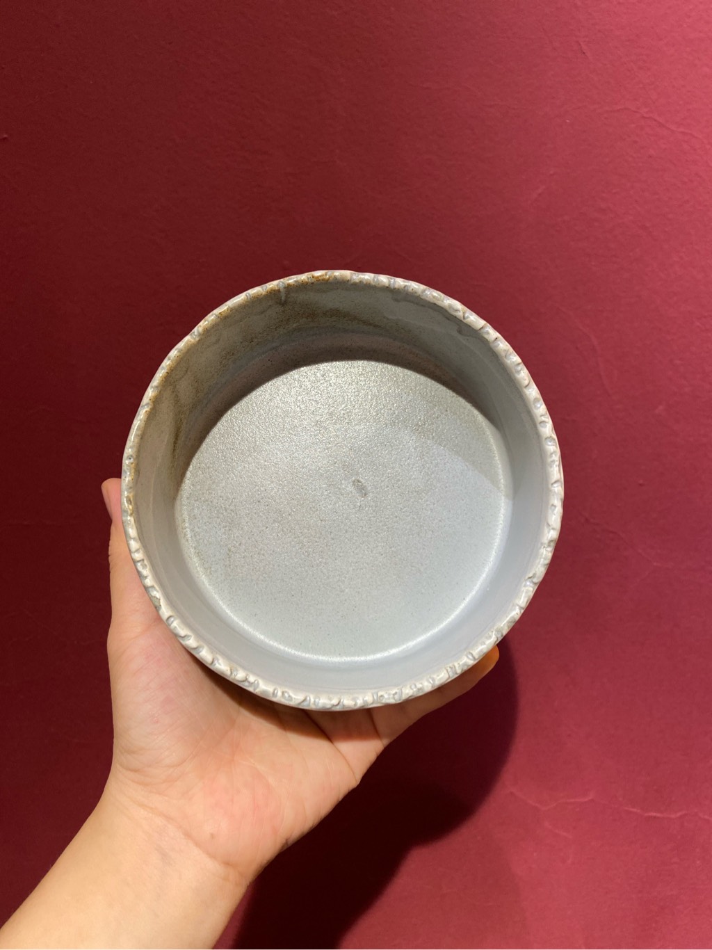 Tô tròn cao 5inch màu ghi