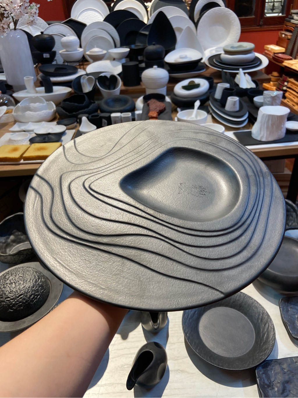 Đĩa kiểu 12inch đen méo C347