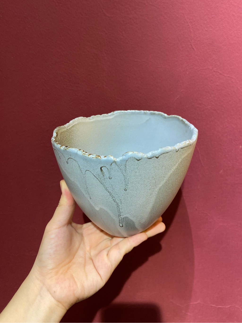 Tô nhọn 6inch màu ghi