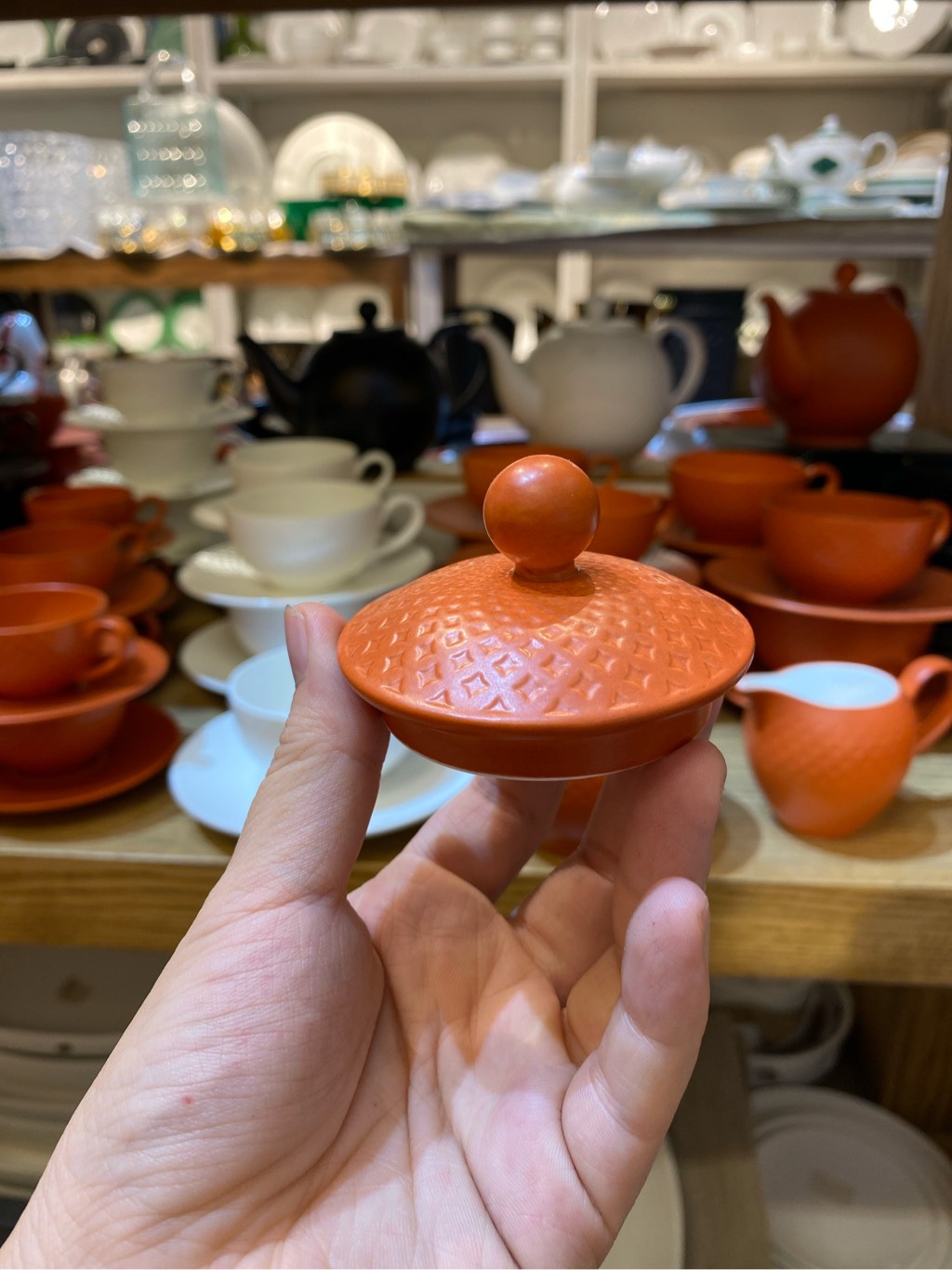 Nắp hũ đường Kaleidoscope cam