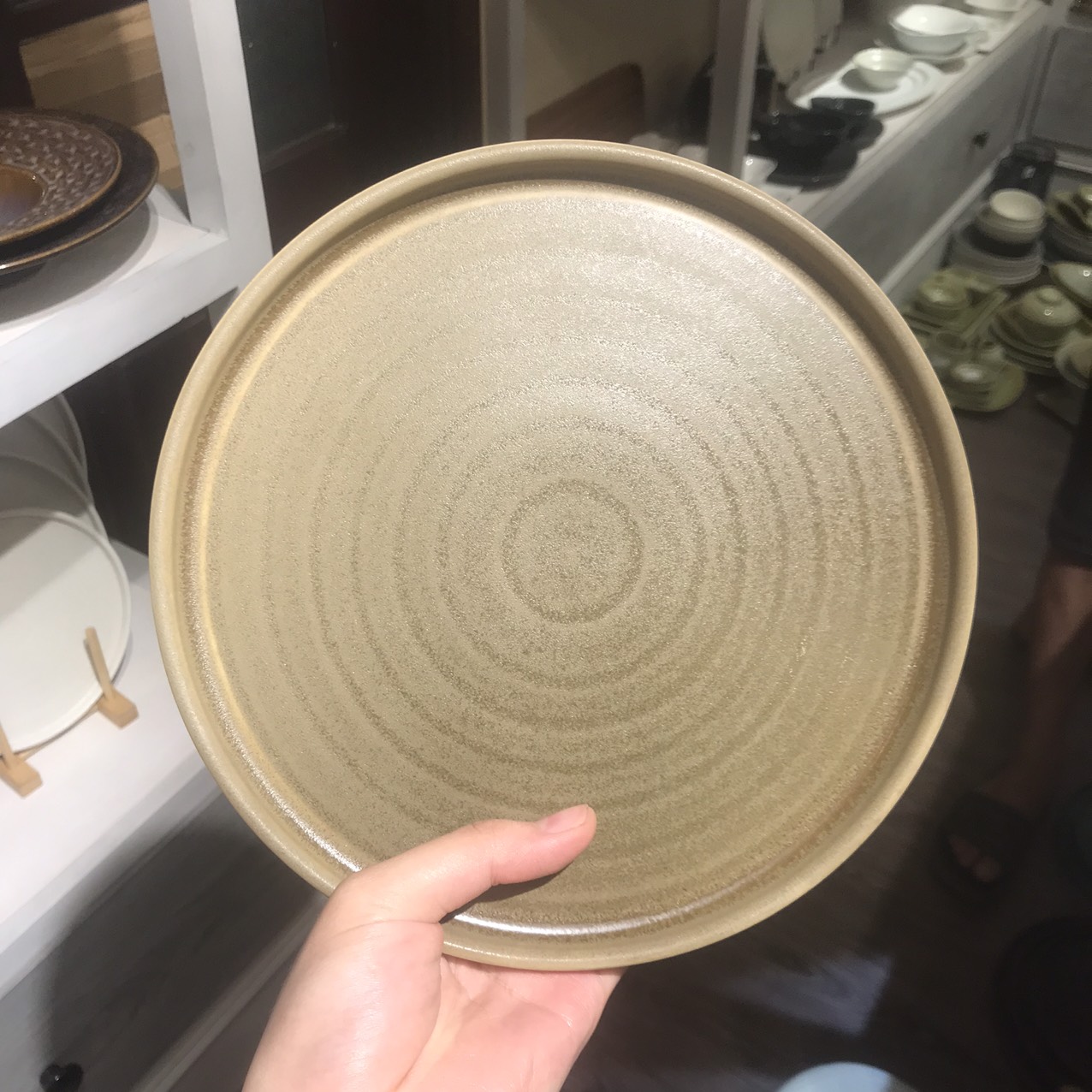Đĩa tròn vành đứng 22cm