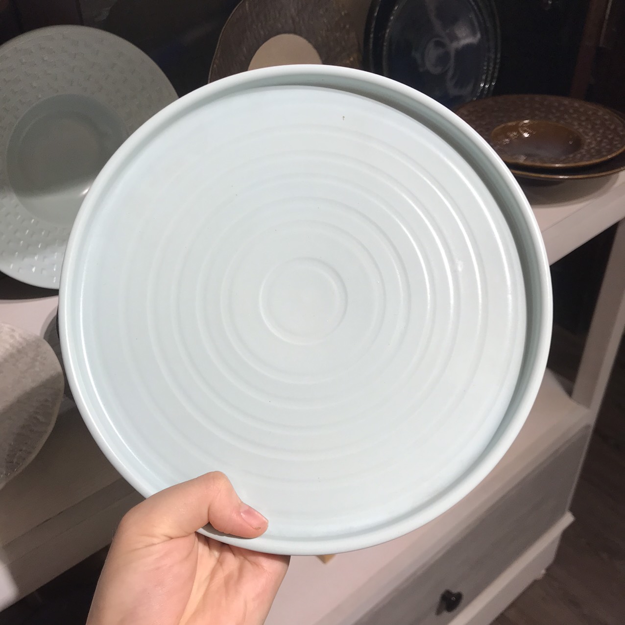 Đĩa tròn vành đứng 30cm