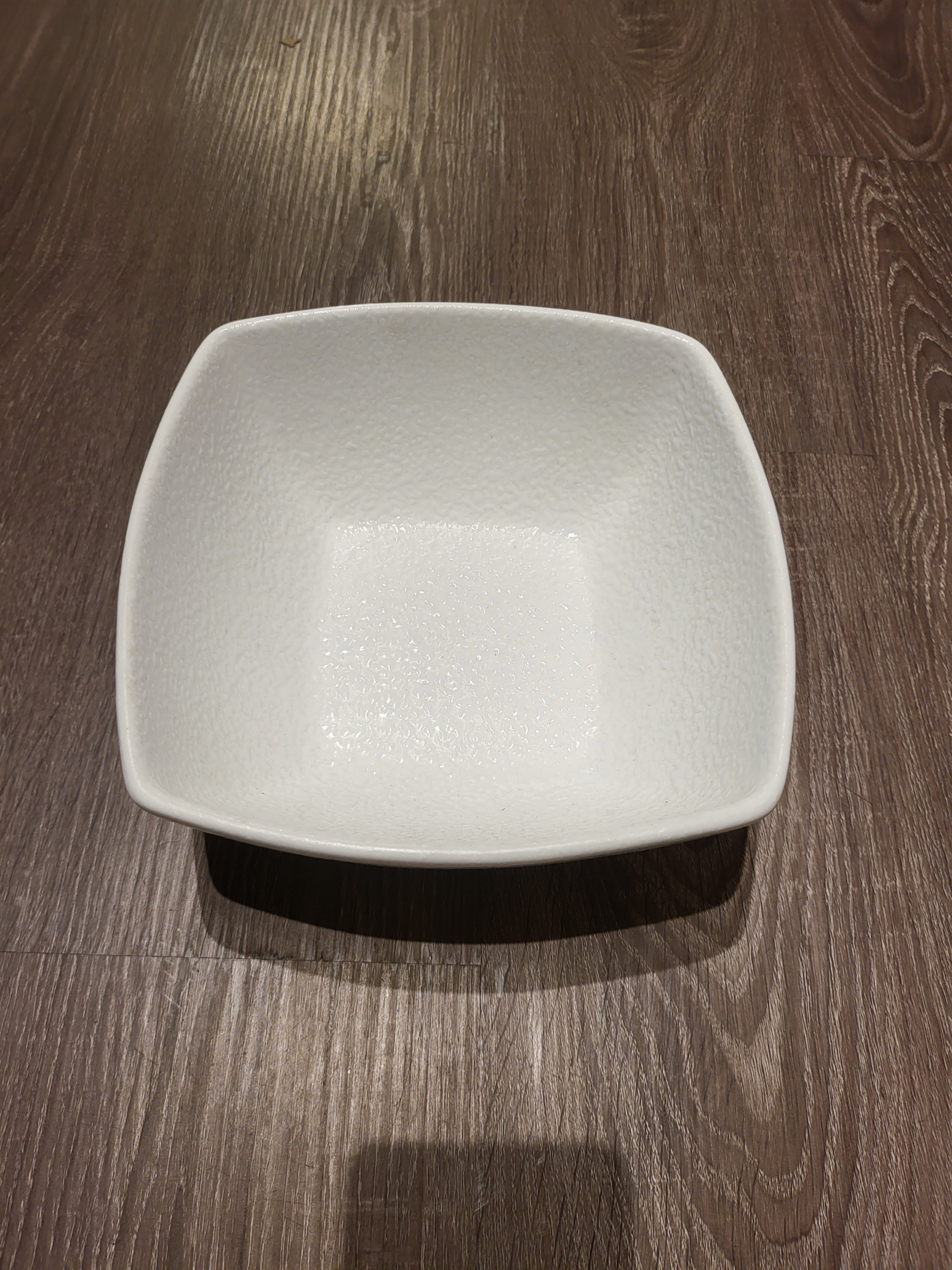 Tô vuông 20cm tuyết trắng