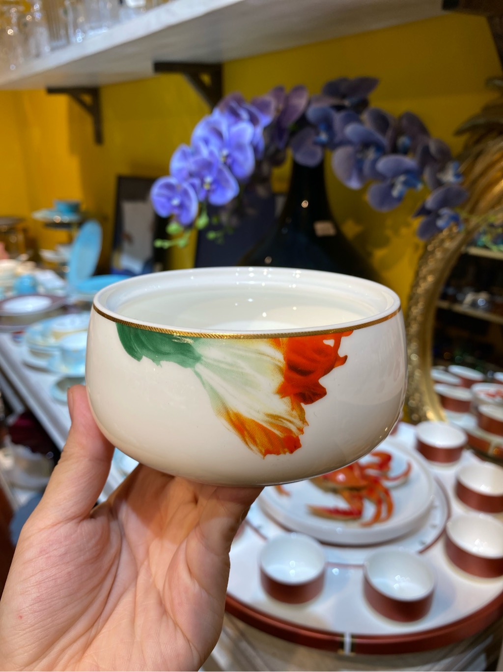 Bát soup sắc màu